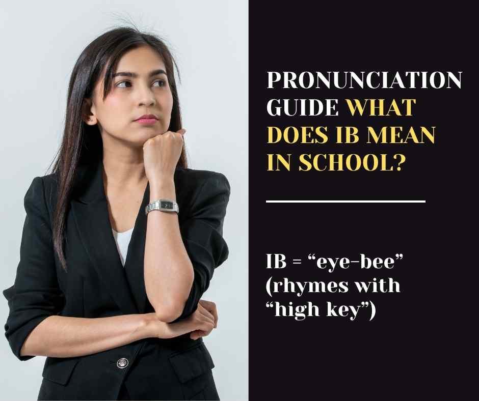 What Does IB Mean in School?