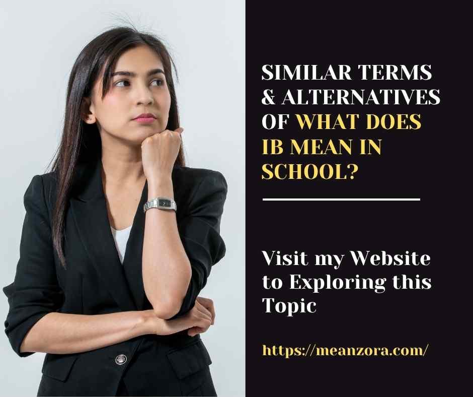 What Does IB Mean in School?